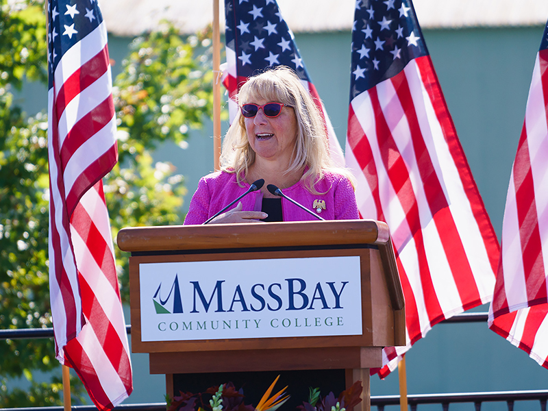 Massachusetts Senate President Karen Spilka speaks from the heart