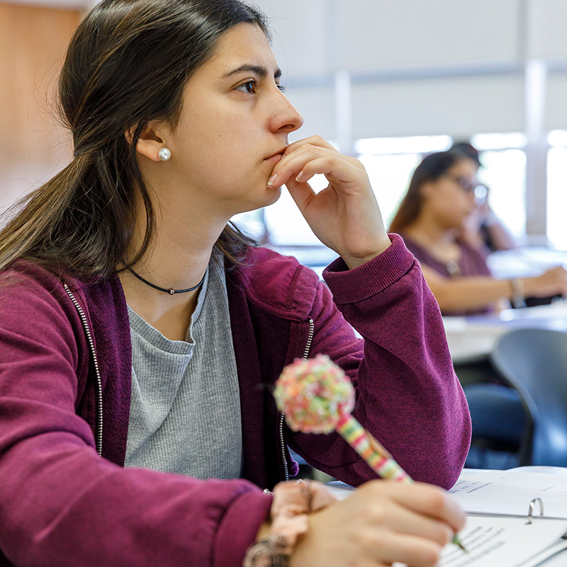 Girl in class generic