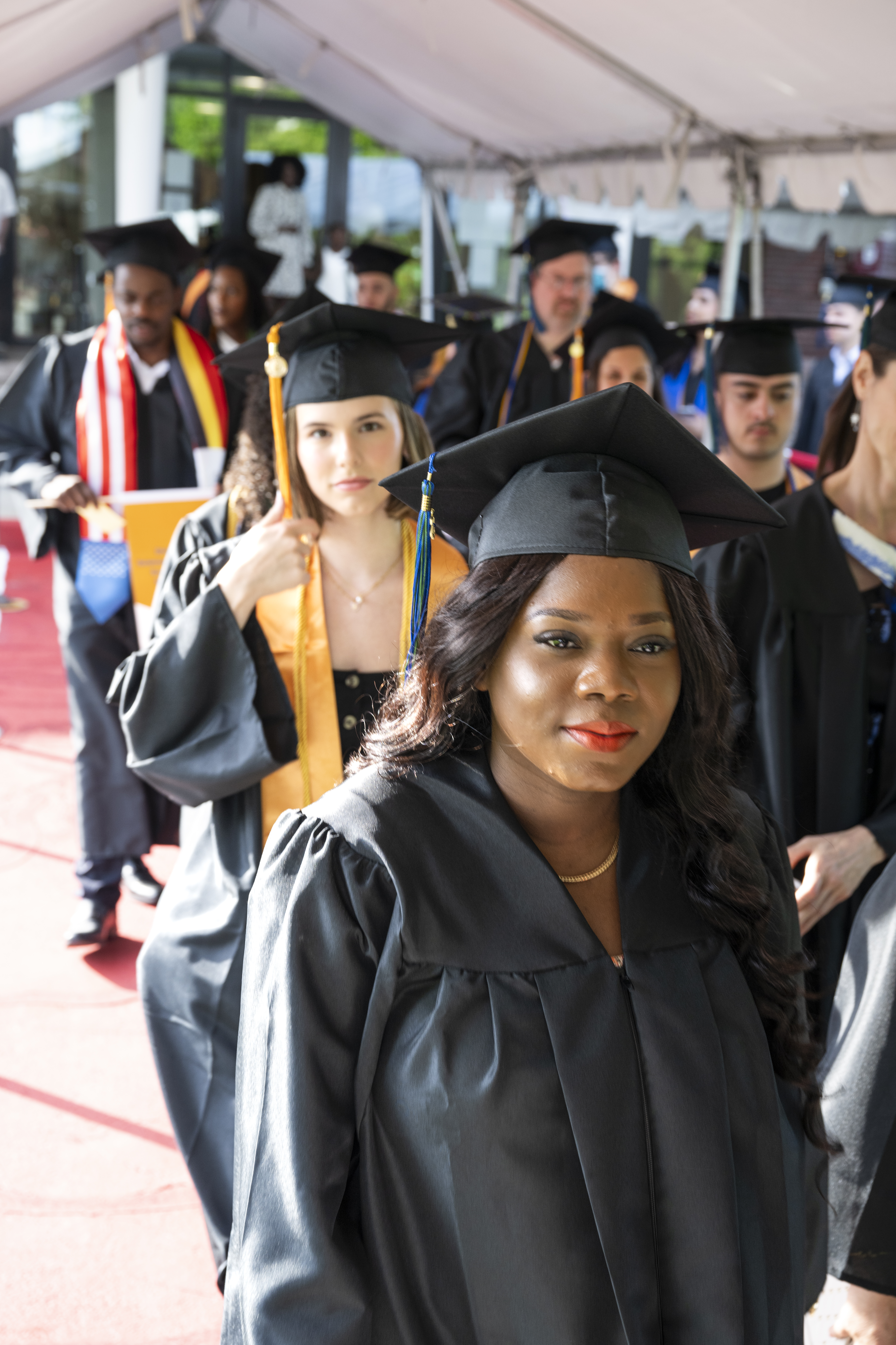 Women at graduation