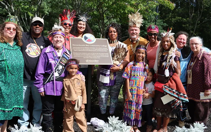 MassBay Land Acknowledgement Ceremony with Native Americans