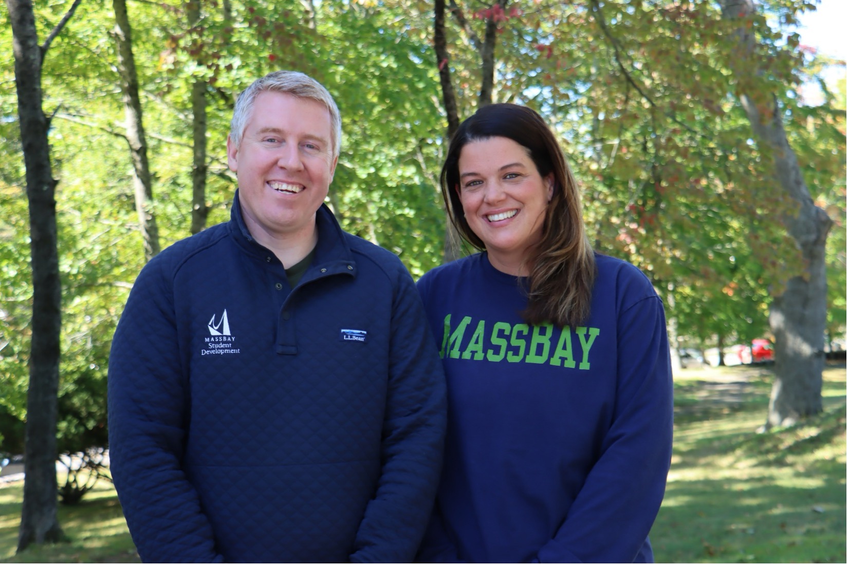 Richie Haskell and Kelly Graska, Coaches of Unified Sports at MassBay