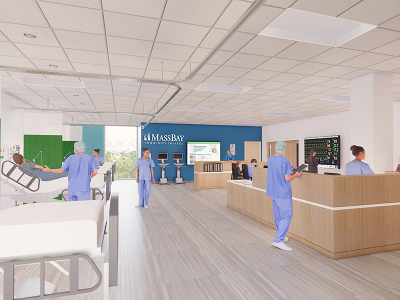 MassBay Framingham New Building - Nursing Lab