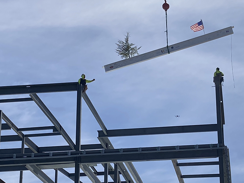 MassBay New Building Framingham - Topping Off Ceremony