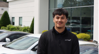 Jeremy Castille Vides at McLaren dealership