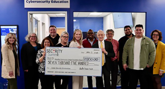 Towerwall donates Cybersecurity Scholarships check