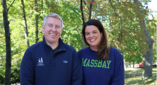 Richie Haskell and Kelly Graska, Coaches of Unified Sports at MassBay
