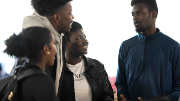 Students of Color in the caf