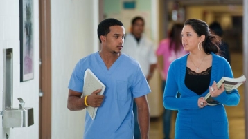 MassBay Health Sciences students in the new Framingham building