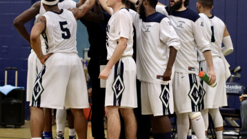 Basketball huddle