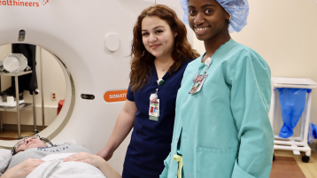 Sonography Students and Client